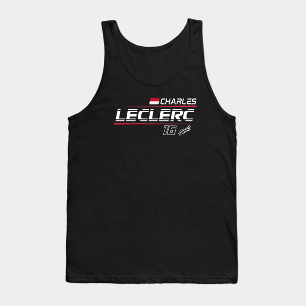 Leclerc Lightning: Speed and Style! Tank Top by F1  Studio7